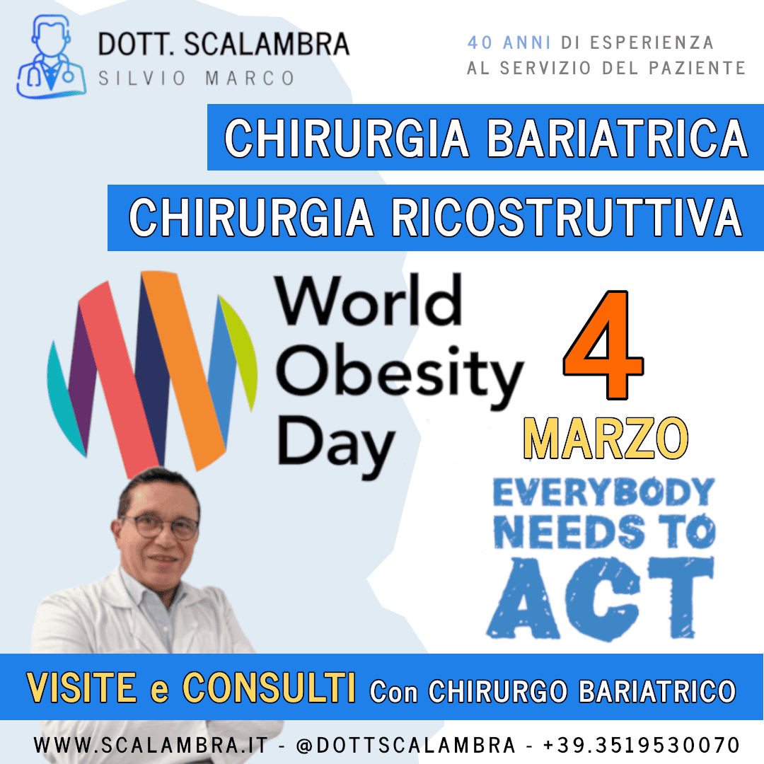 Al momento stai visualizzando World Obesity Day – 4 Marzo 2023