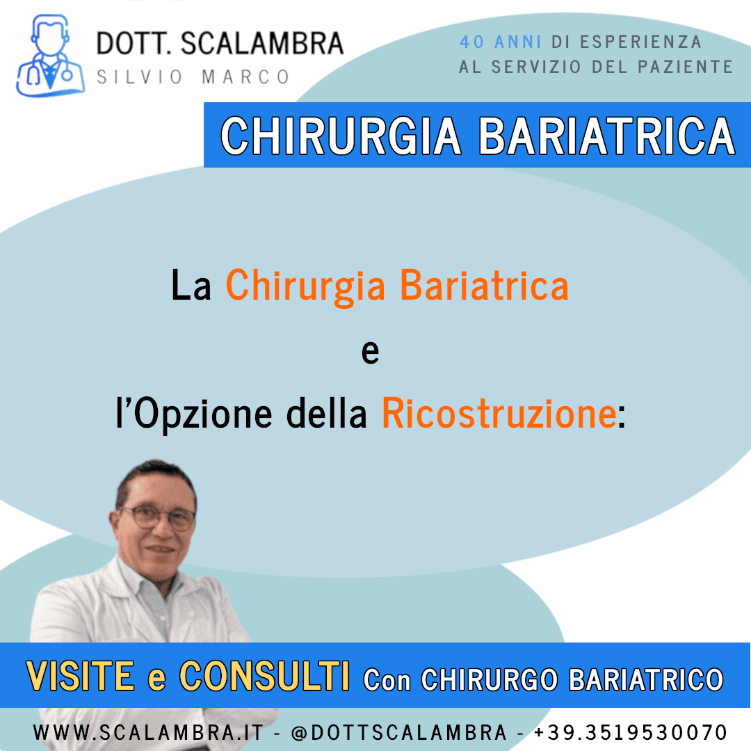 Scopri di più sull'articolo La Chirurgia Bariatrica e l’Opzione della Ricostruzione: Un Approccio Personalizzato al Dimagrimento