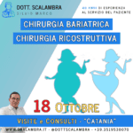 Chirurgia Bariatrica a CATANIA (Sicilia) – Ottobre 2023 – Visite e Consulti